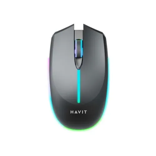 Havit MS68GT RGB Optical Wireless Mouse at the best price in Bangladesh at Rajshahi Gadget Hub