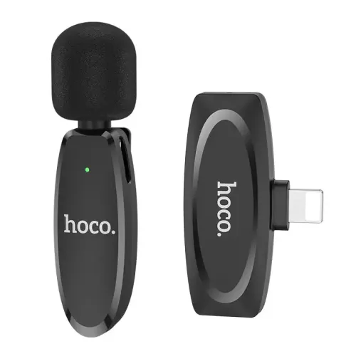Hoco L15 Lightning Lavalier Wireless Microphone For iPhone at the best price in Bangladesh at Rajshahi Gadget Hub