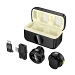 Hoco L22 Bright 2-in-1 Wireless Microphone with Charging Case Lightning & Type-C at the best price in Bangladesh at Rajshahi Gadget Hub