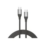 QCY DC22 100W Braided Type-C to Type-C Cable at the best price in Bangladesh at Rajshahi Gadget Hub