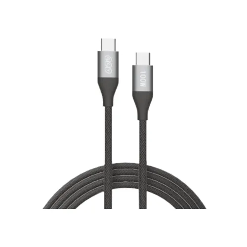 QCY DC22 100W Braided Type-C to Type-C Cable at the best price in Bangladesh at Rajshahi Gadget Hub