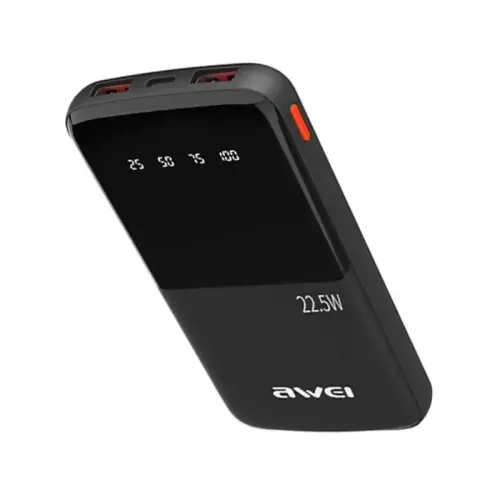 QCY PB20A 20000mAh 45W PD Fast Charging Mini Power Bank with Built-in Type C Cable at the best price in Bangladesh at Rajshahi Gadget Hub